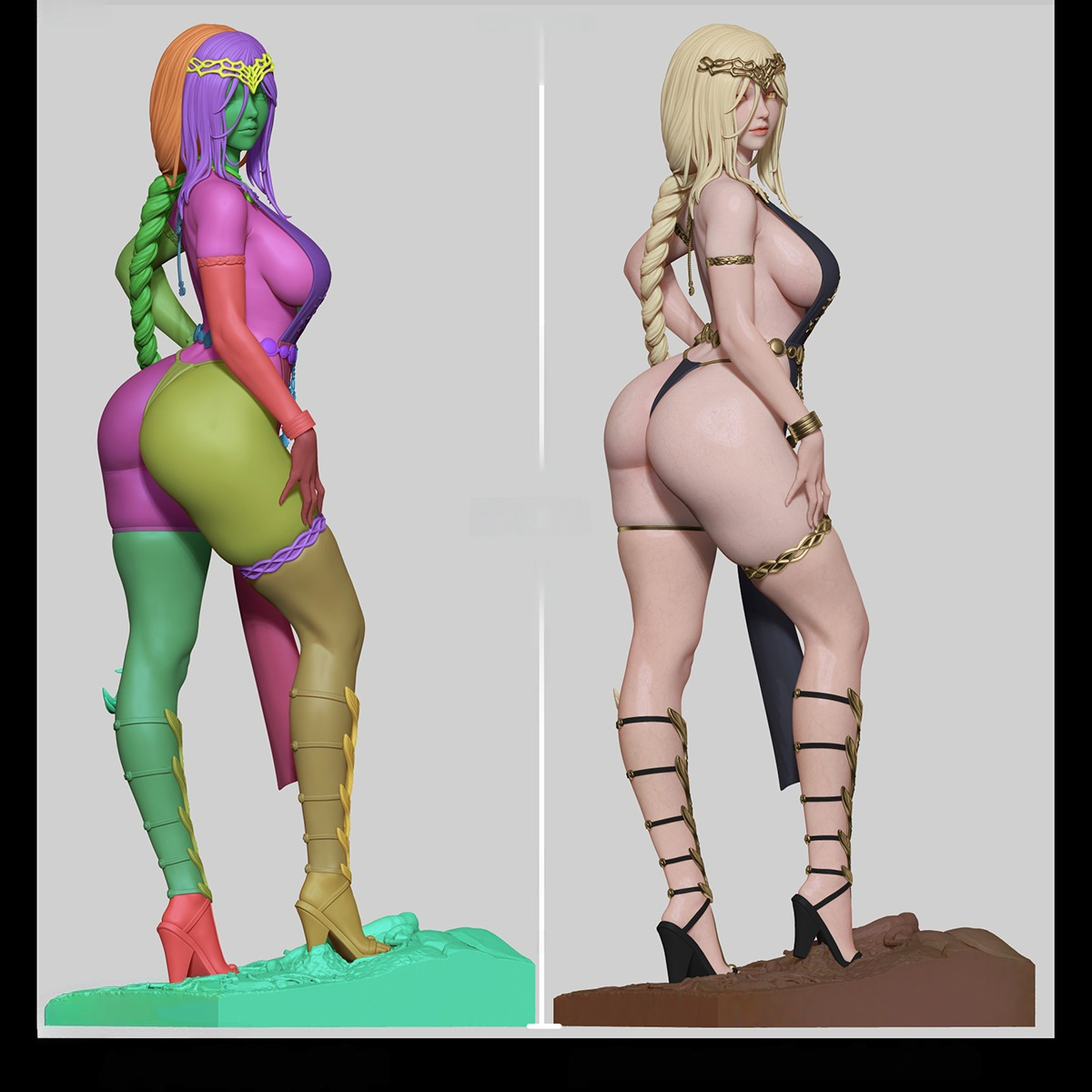 2796 Queen Marika NSFW - Elden Ring - STL 3D Print Files