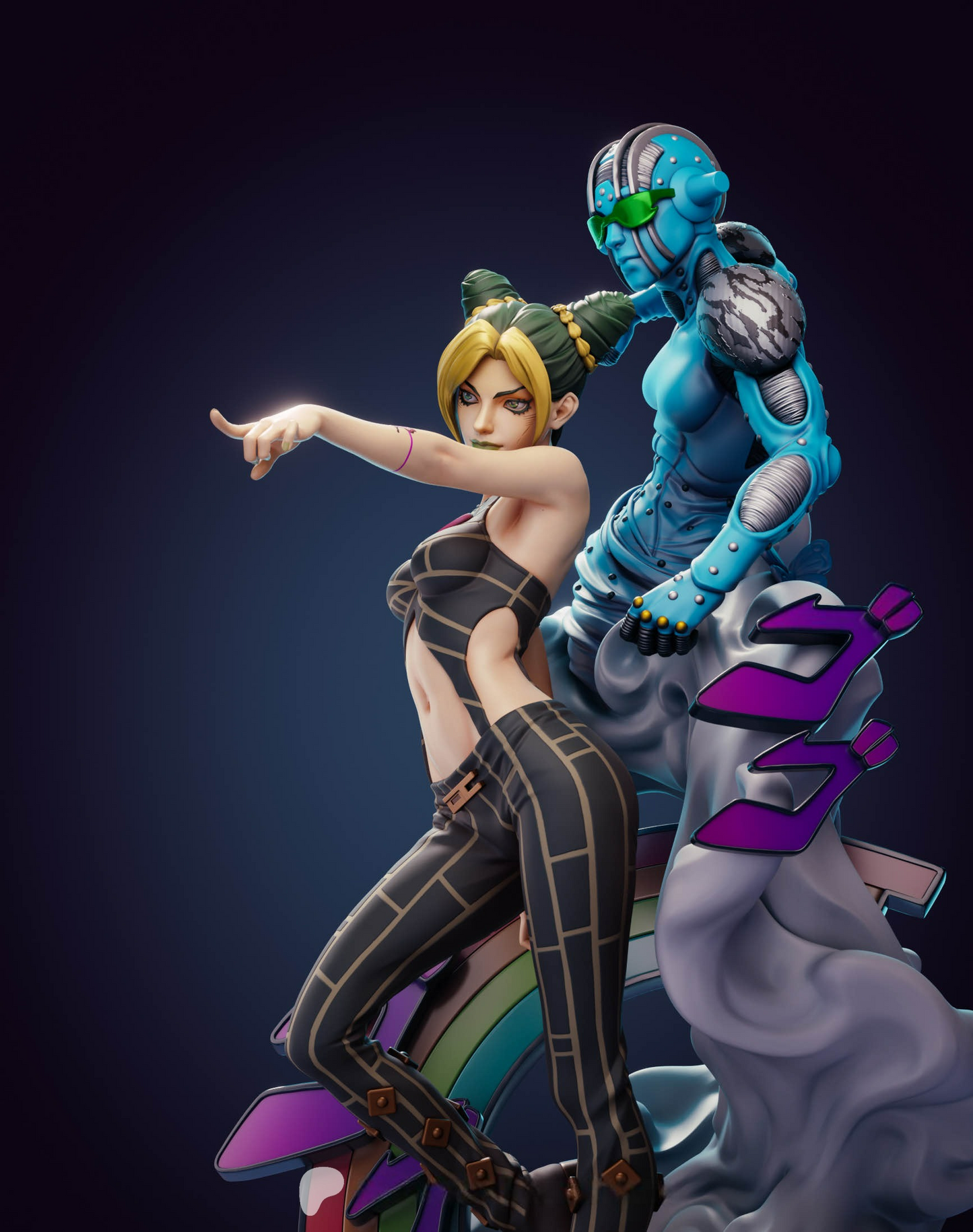 2797 Jolyne Cujoh - JoJo's Bizarre - STL 3D Print Files