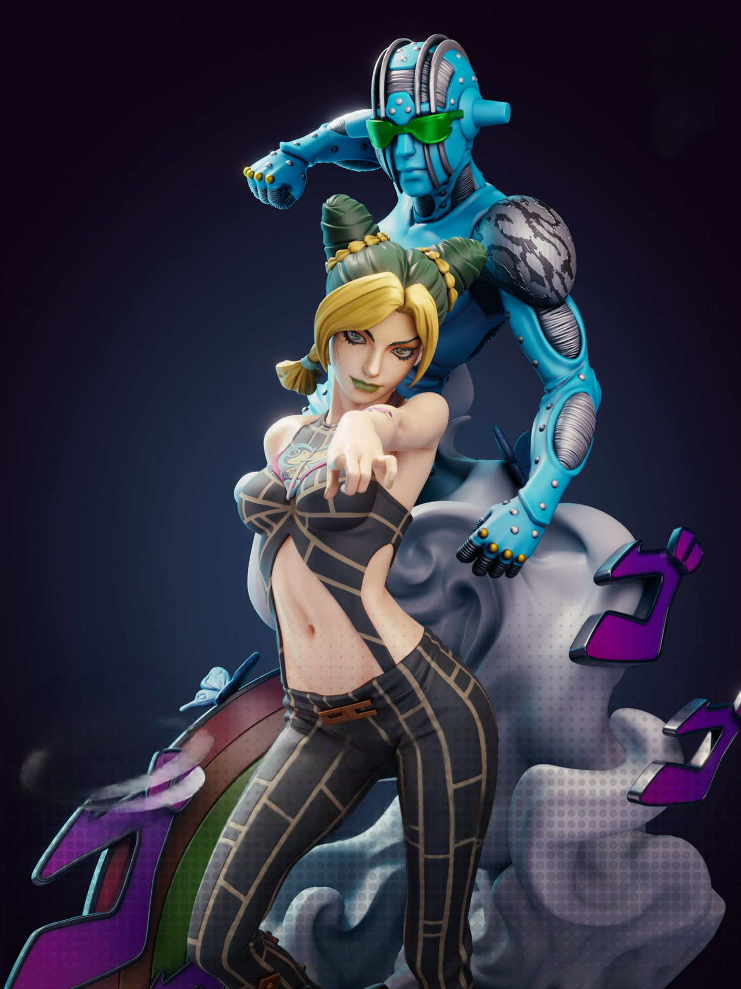 2797 Jolyne Cujoh - JoJo's Bizarre - STL 3D Print Files