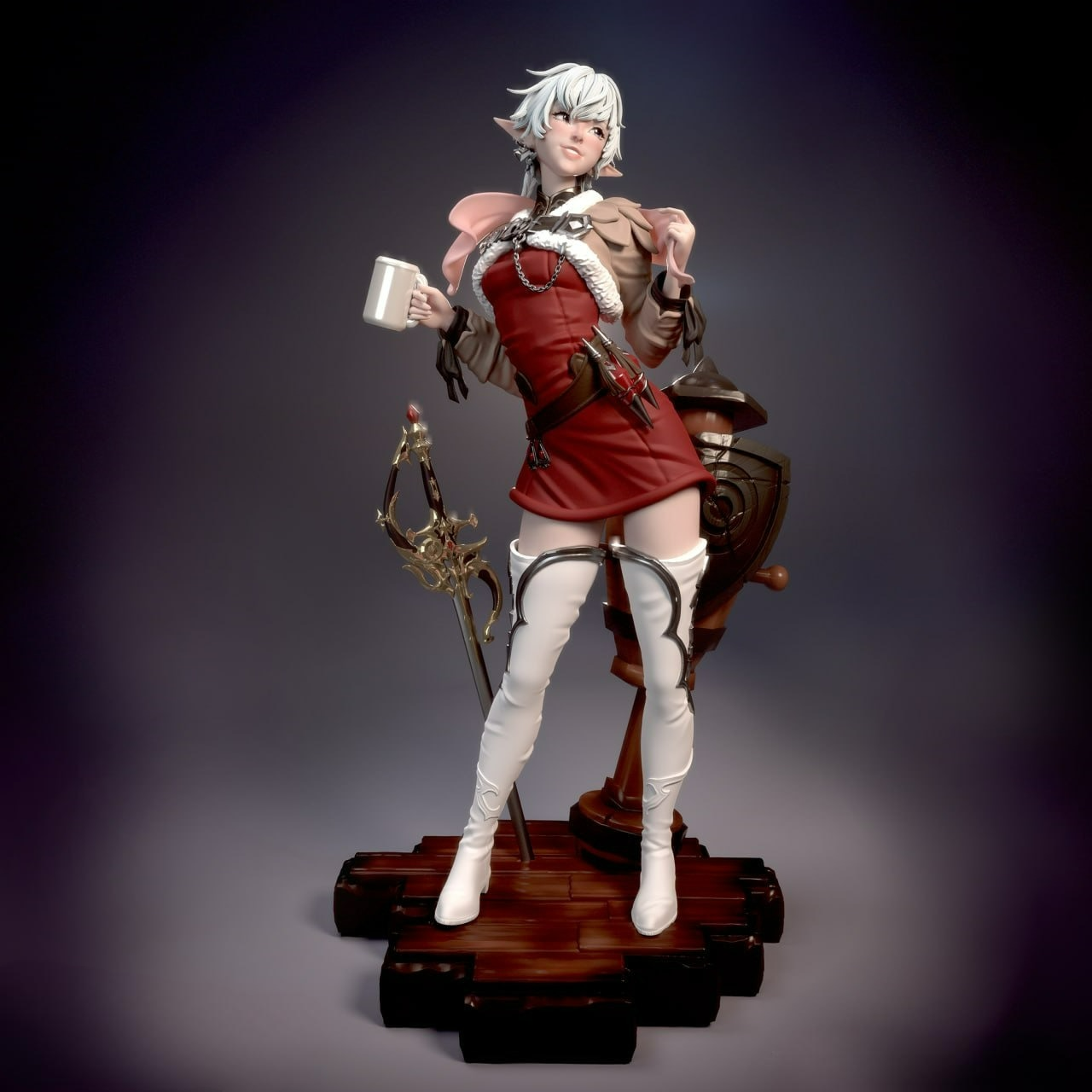 2802 Alisaie Leveilleur - Final Fantasy - STL 3D Print Files