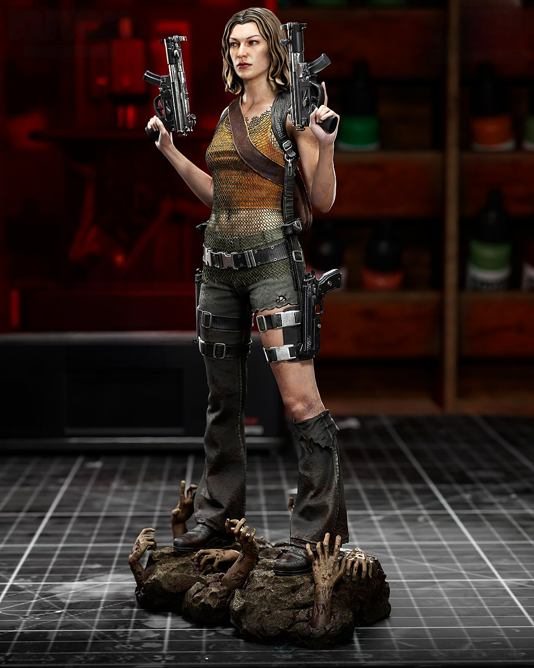 2804 Alice - Resident Evil - STL 3D Print Files