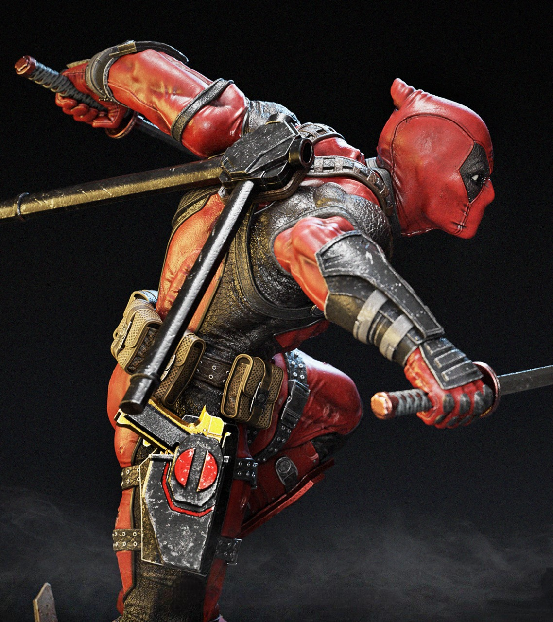 2816 Deadpool - Marvel Comics - STL 3D Print Files