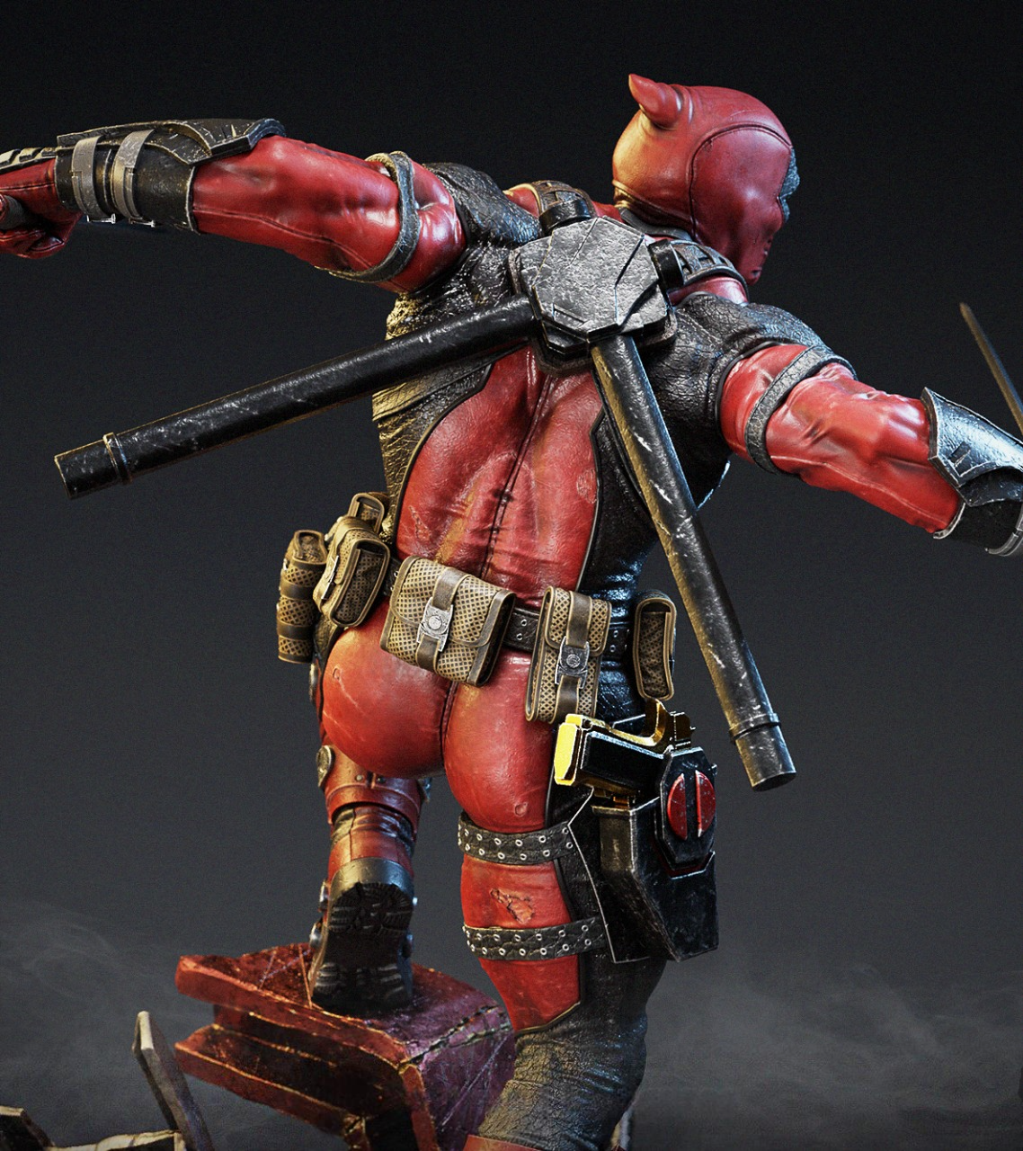 2816 Deadpool - Marvel Comics - STL 3D Print Files