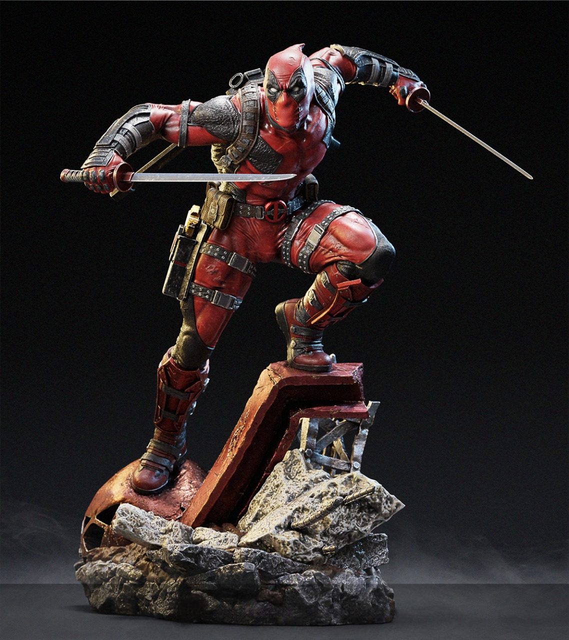 2816 Deadpool - Marvel Comics - STL 3D Print Files