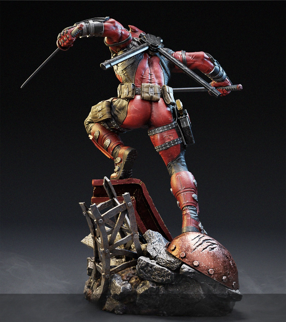 2816 Deadpool - Marvel Comics - STL 3D Print Files