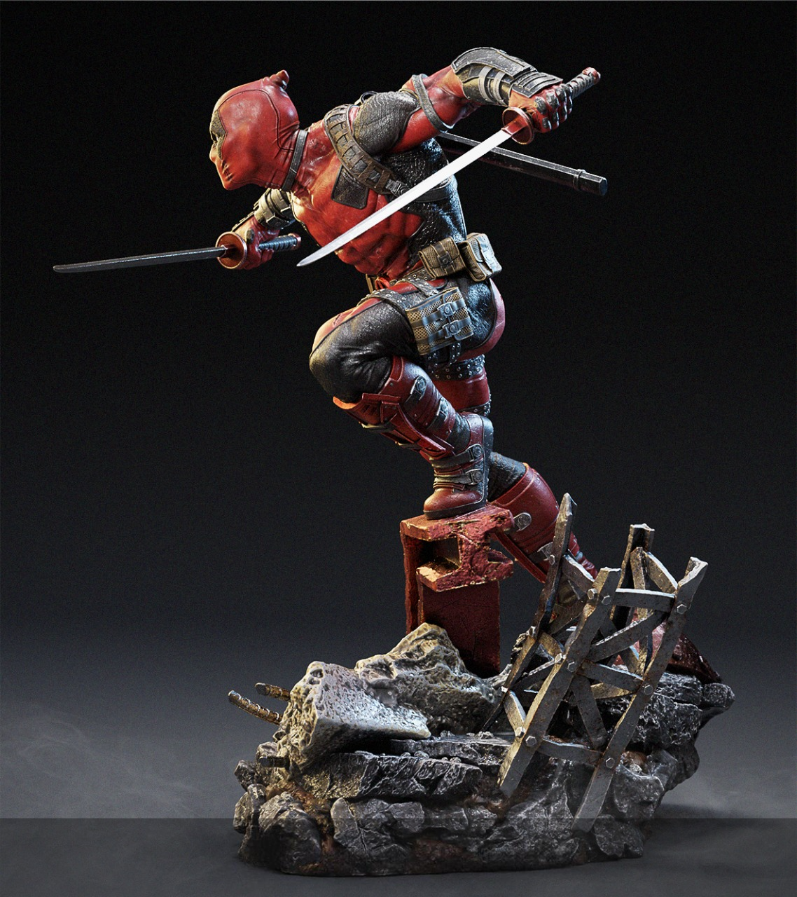 2816 Deadpool - Marvel Comics - STL 3D Print Files