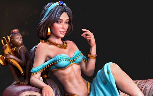 2830 Jasmine - Aladdin  - STL 3D Print Files