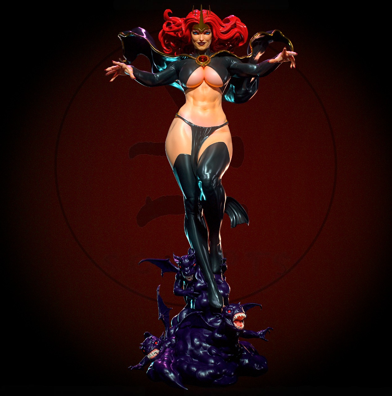 2838 Madelyne Pryor NSFW - The Goblin Queen - STL 3D Print Files