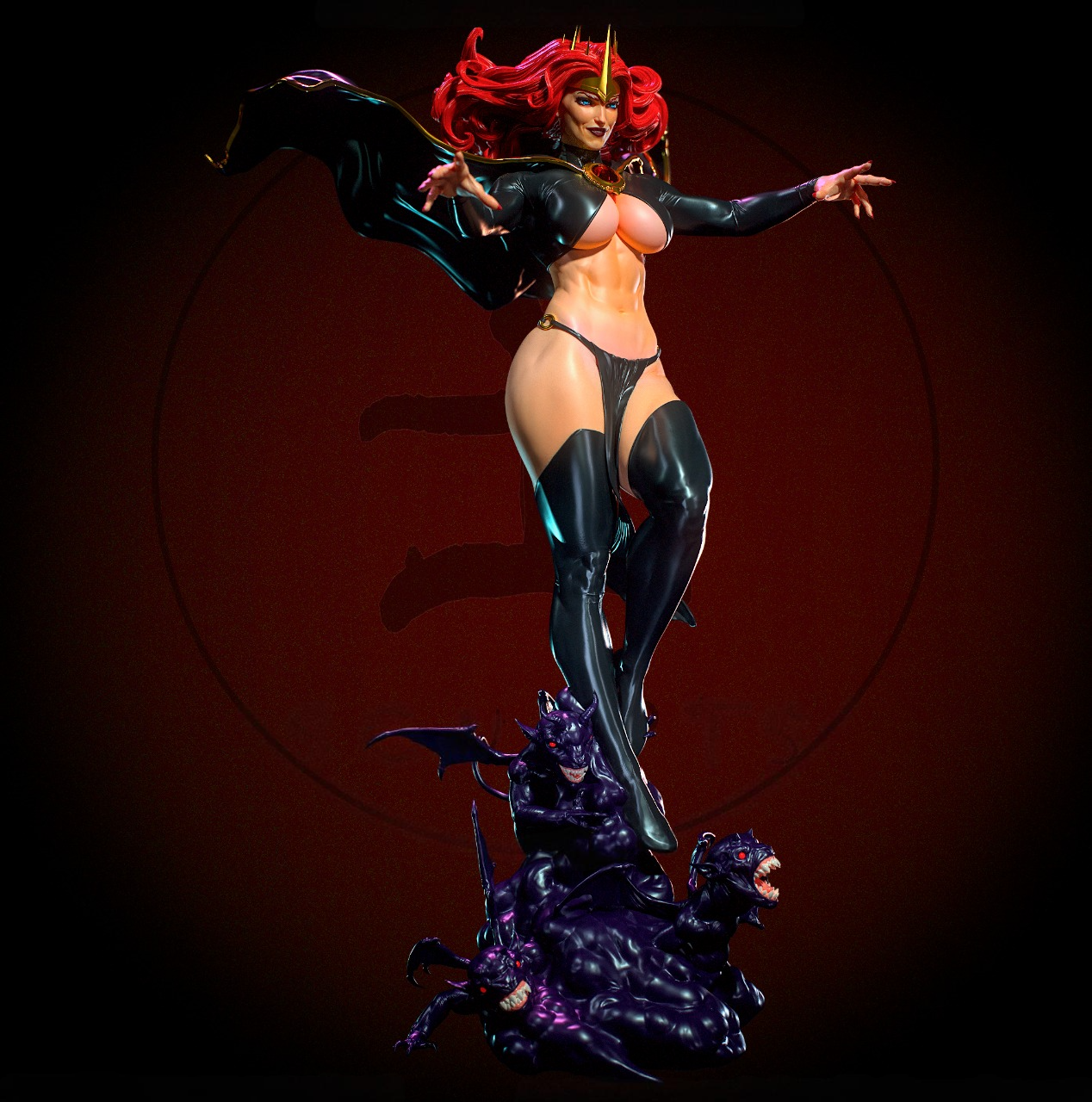 2838 Madelyne Pryor NSFW - The Goblin Queen - STL 3D Print Files