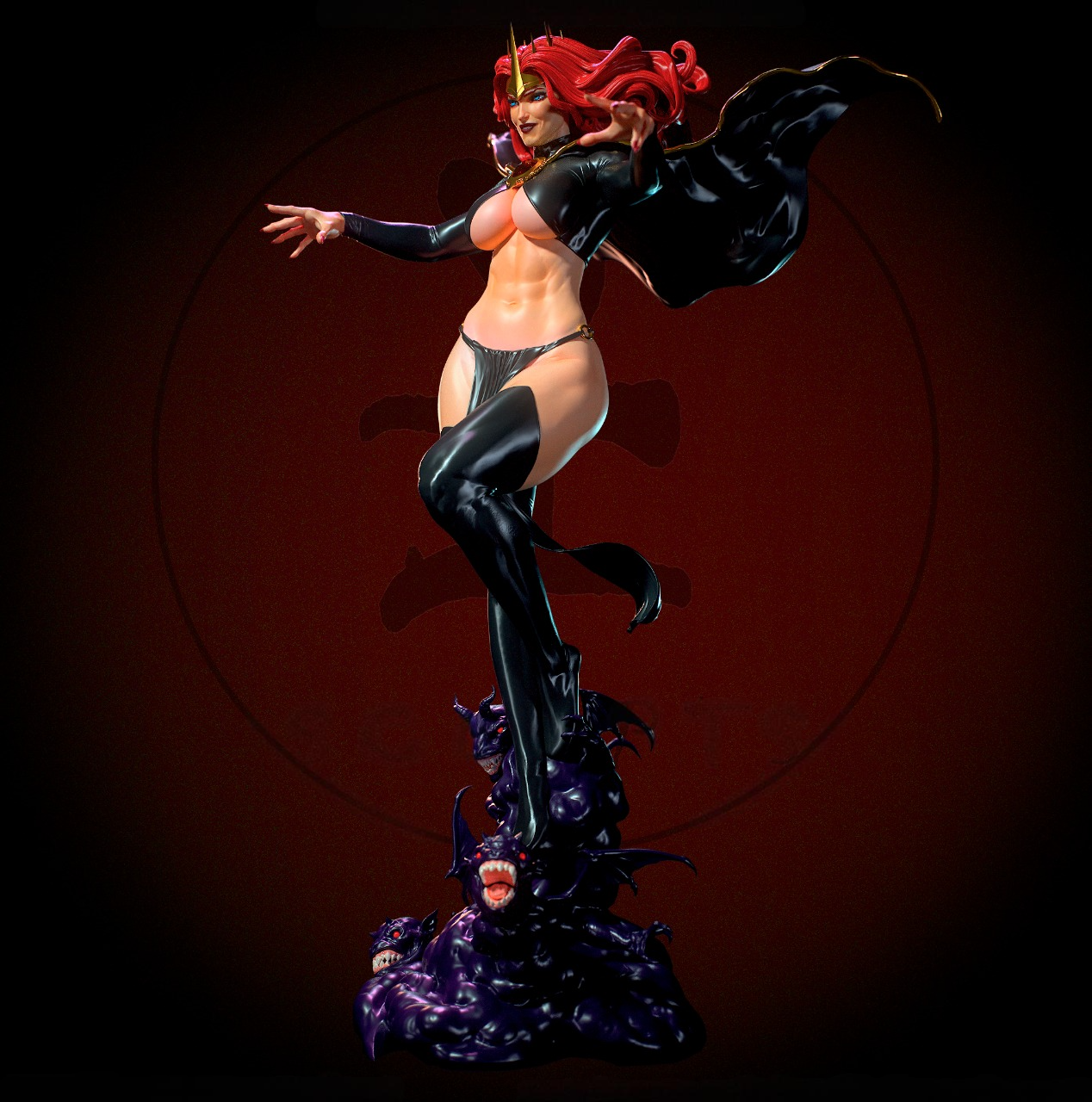 2838 Madelyne Pryor NSFW - The Goblin Queen - STL 3D Print Files