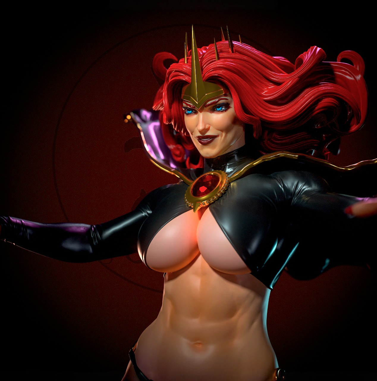 2838 Madelyne Pryor NSFW - The Goblin Queen - STL 3D Print Files