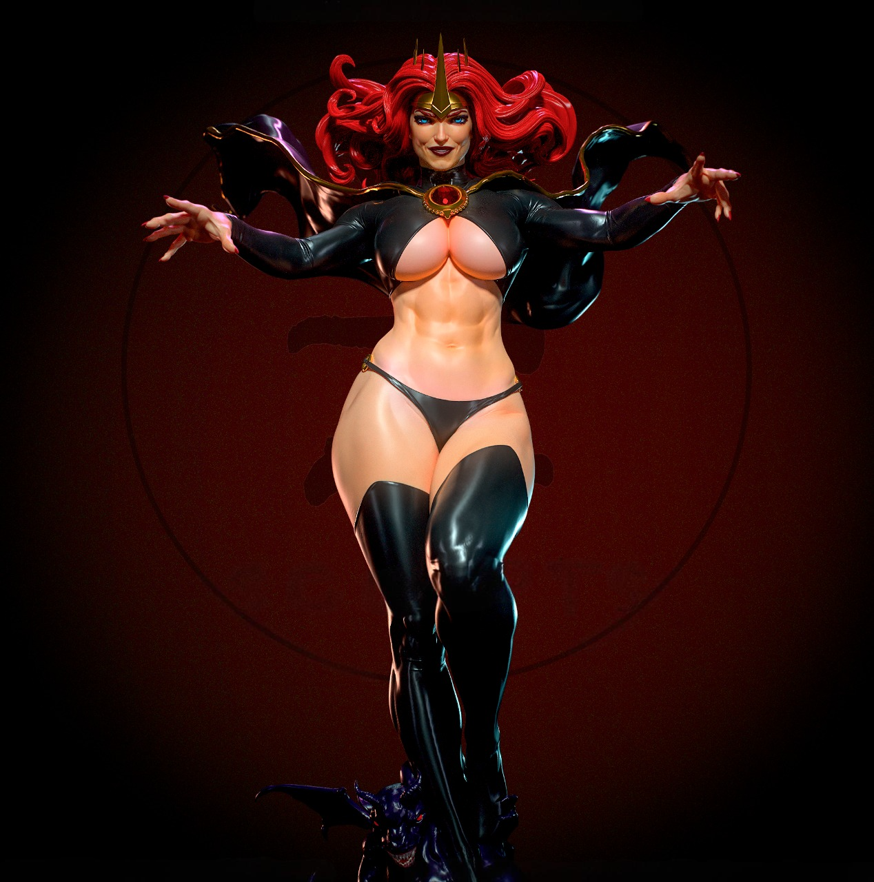 2838 Madelyne Pryor NSFW - The Goblin Queen - STL 3D Print Files