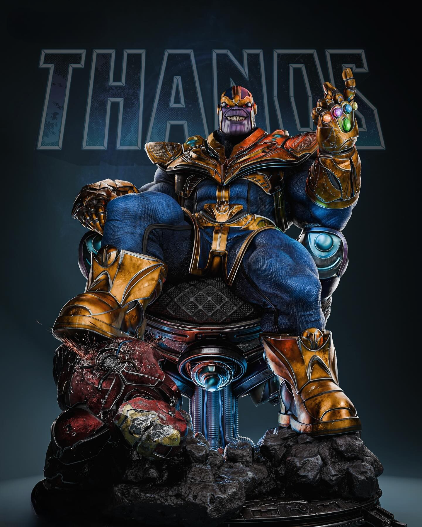 2839 Thanos - Marvel Comics - STL 3D Print Files