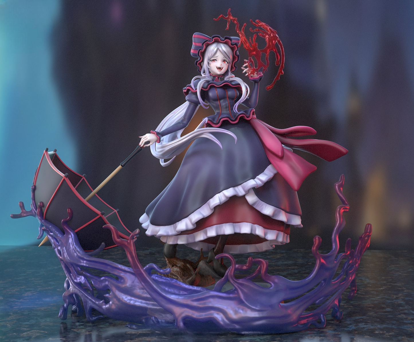 2840 Shalltear Bloodfallen - Overlord - STL 3D Print Files