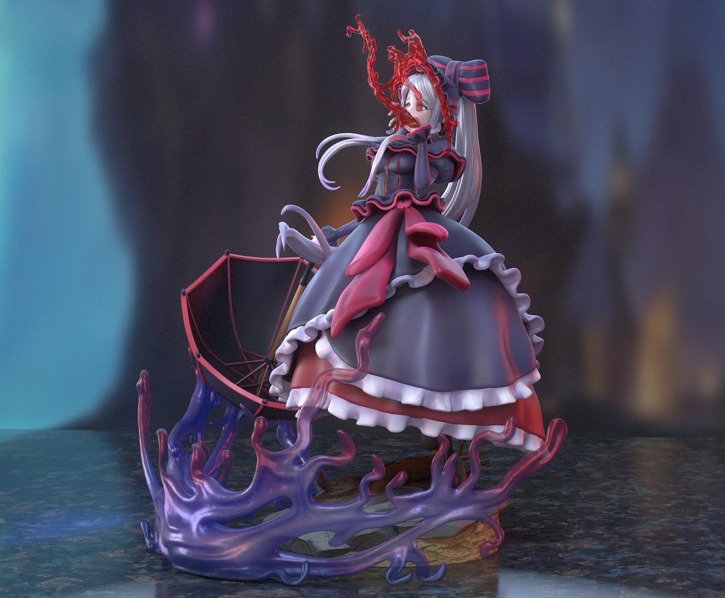 2840 Shalltear Bloodfallen - Overlord - STL 3D Print Files