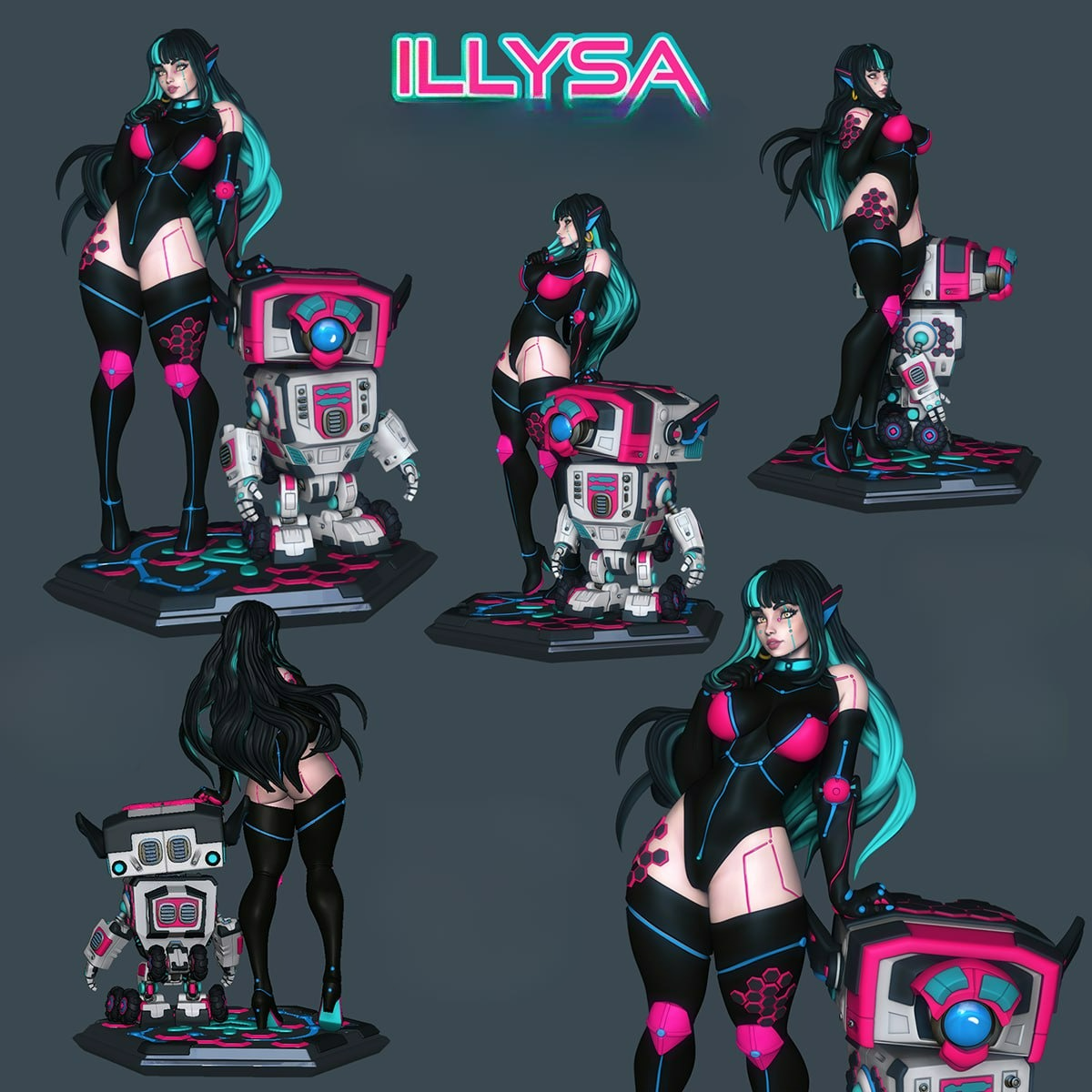 2843 Illysa - 3D Print Model