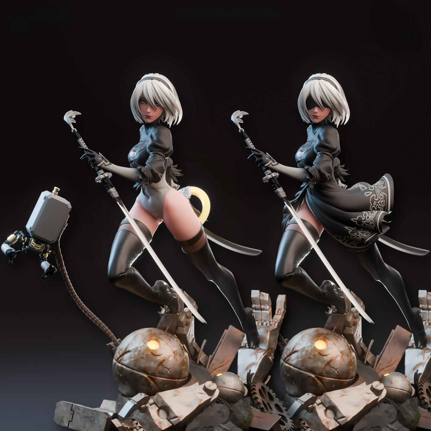 2848 2B - Nier Automata - STL 3D Print Files