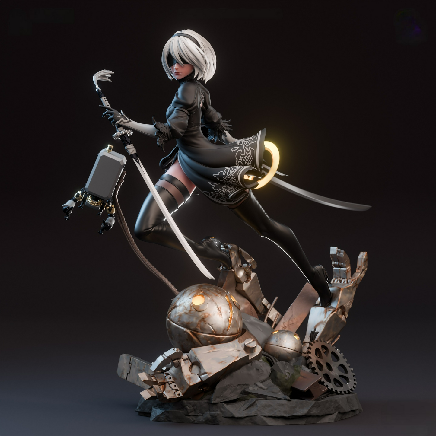 2848 2B - Nier Automata - STL 3D Print Files