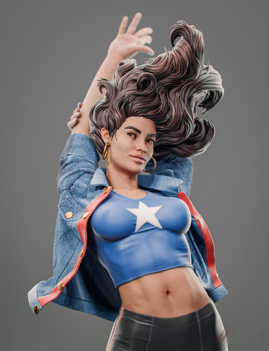 2853 America Chavez - Marvel Comics - STL 3D Print Files