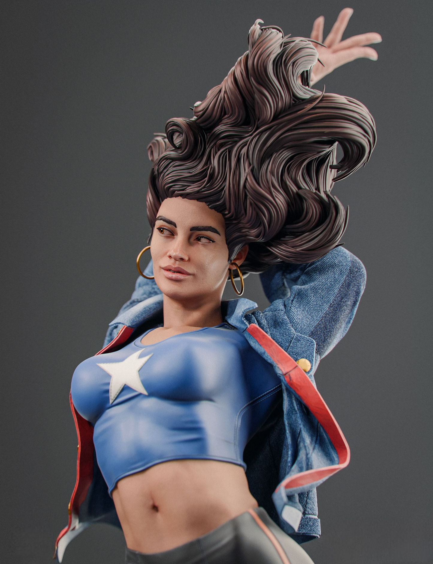 2853 America Chavez - Marvel Comics - STL 3D Print Files