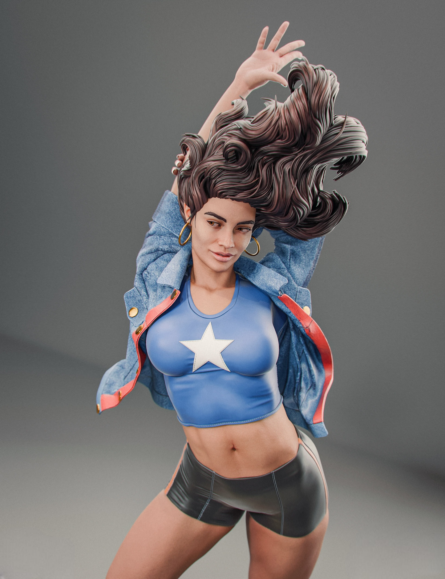 2853 America Chavez - Marvel Comics - STL 3D Print Files