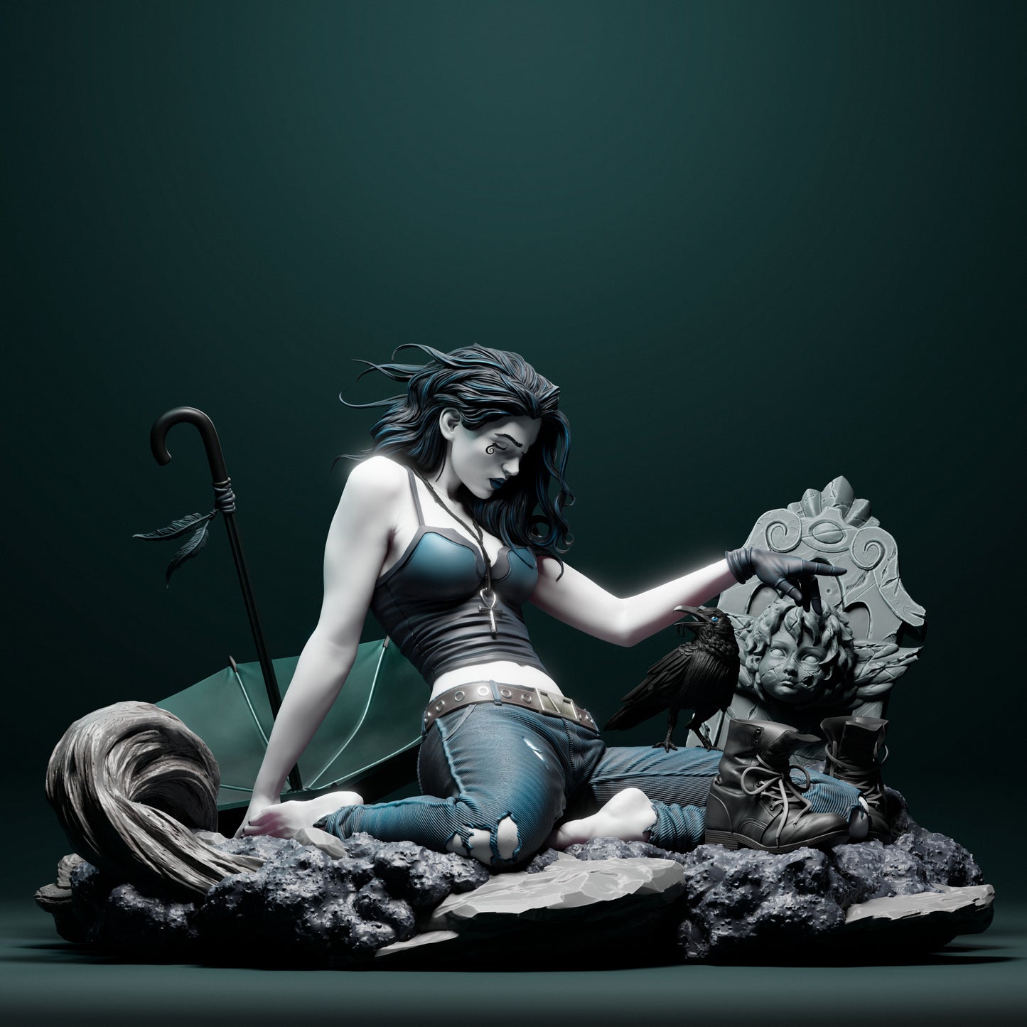 3238 Death - Sandman - STL 3D Print Files