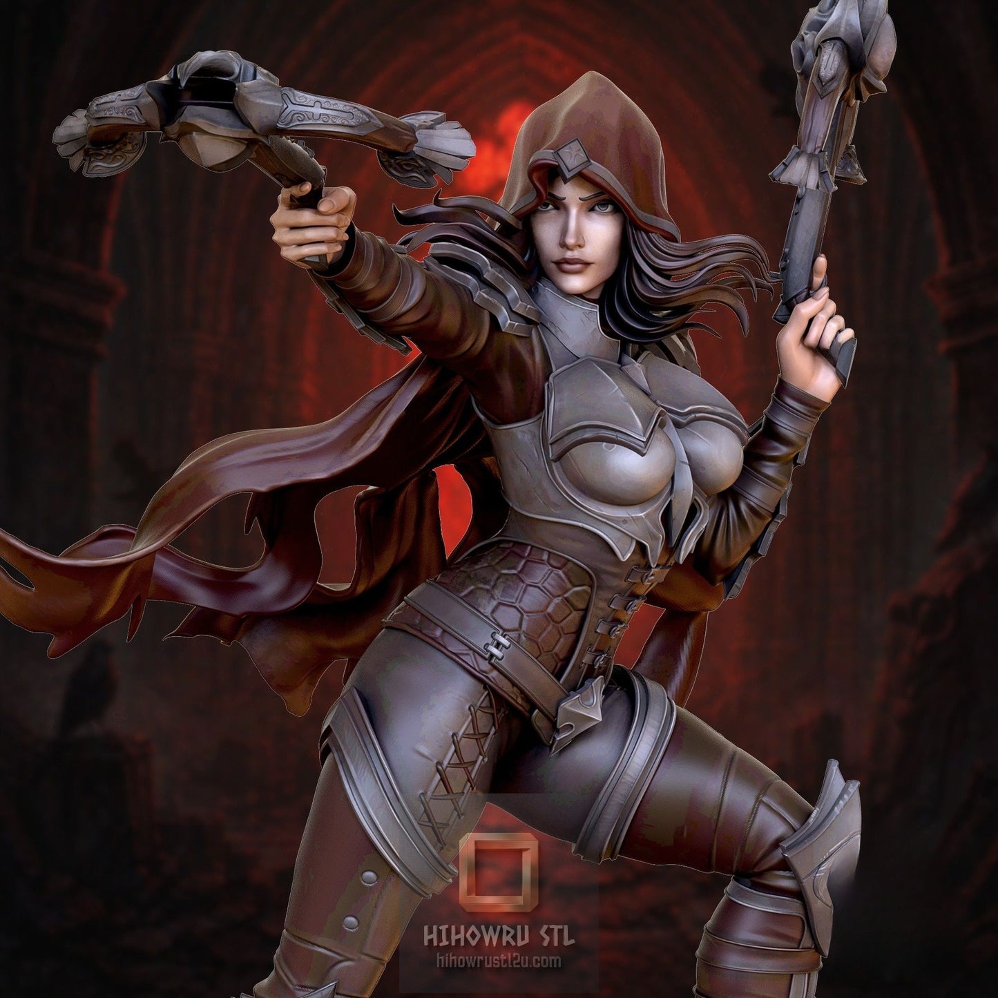 5198 Demon Hunter NSFW - Diablo Immortal - STL 3D Print Files