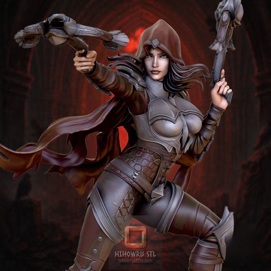 5198 Demon Hunter NSFW - Diablo Immortal - STL 3D Print Files
