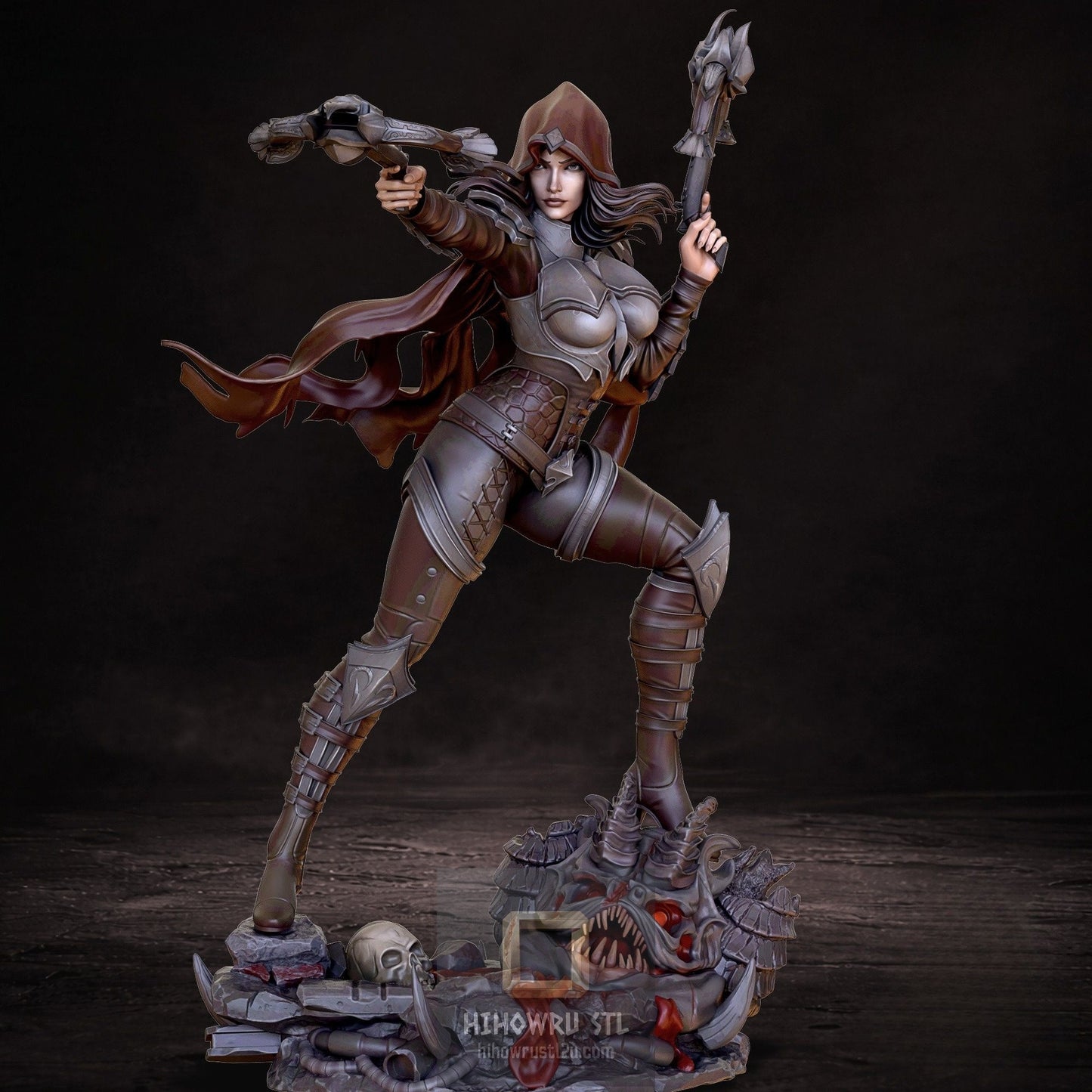 5198 Demon Hunter NSFW - Diablo Immortal - STL 3D Print Files