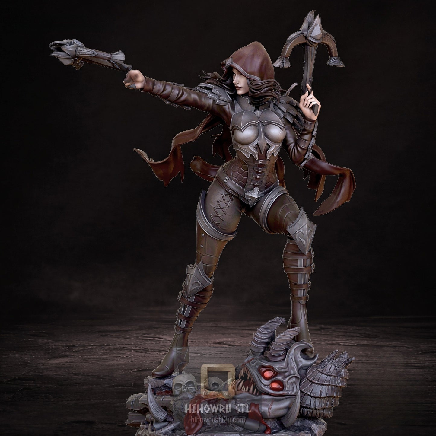 5198 Demon Hunter NSFW - Diablo Immortal - STL 3D Print Files