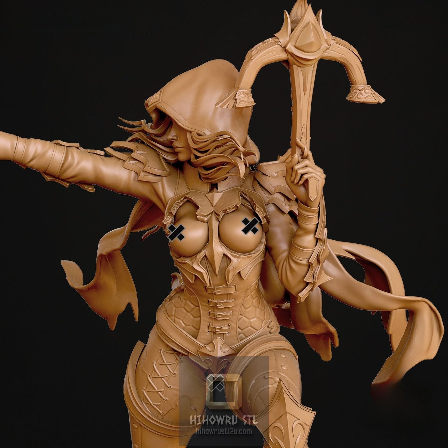 5198 Demon Hunter NSFW - Diablo Immortal - STL 3D Print Files