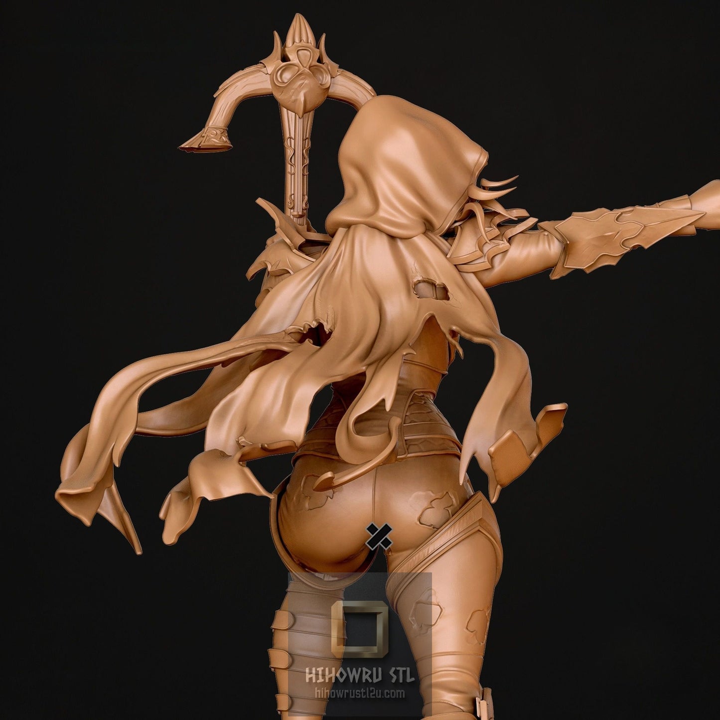 5198 Demon Hunter NSFW - Diablo Immortal - STL 3D Print Files