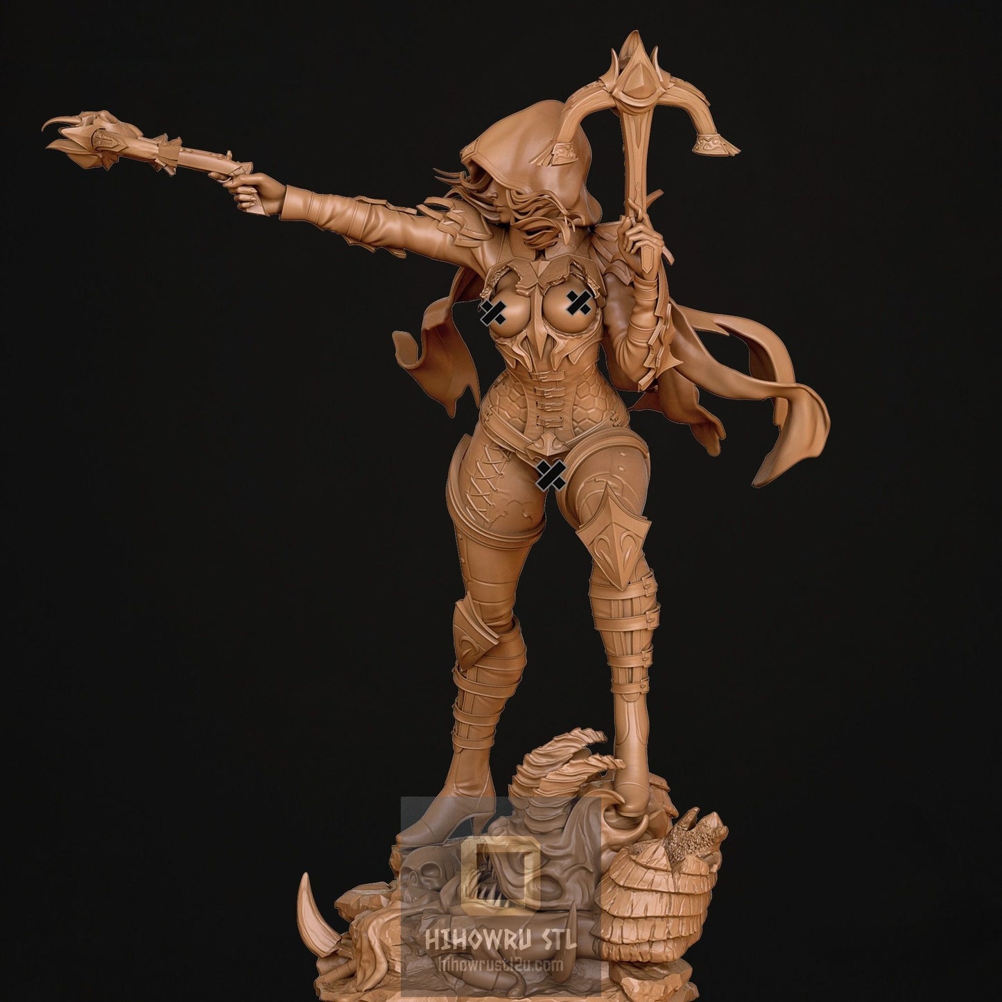 5198 Demon Hunter NSFW - Diablo Immortal - STL 3D Print Files