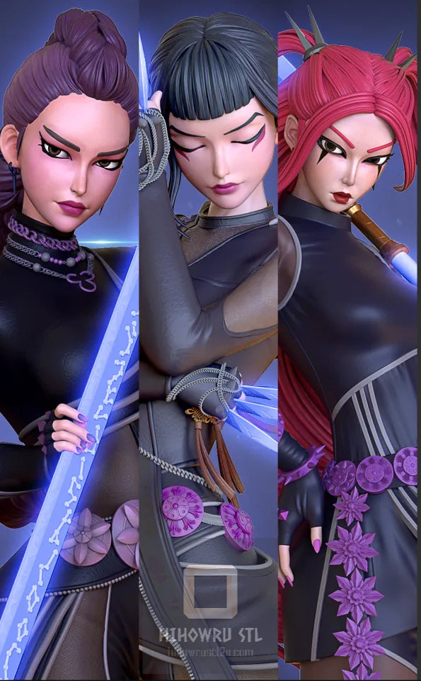 4368 KPop Demon Hunters Diorama - STL 3D Print Files