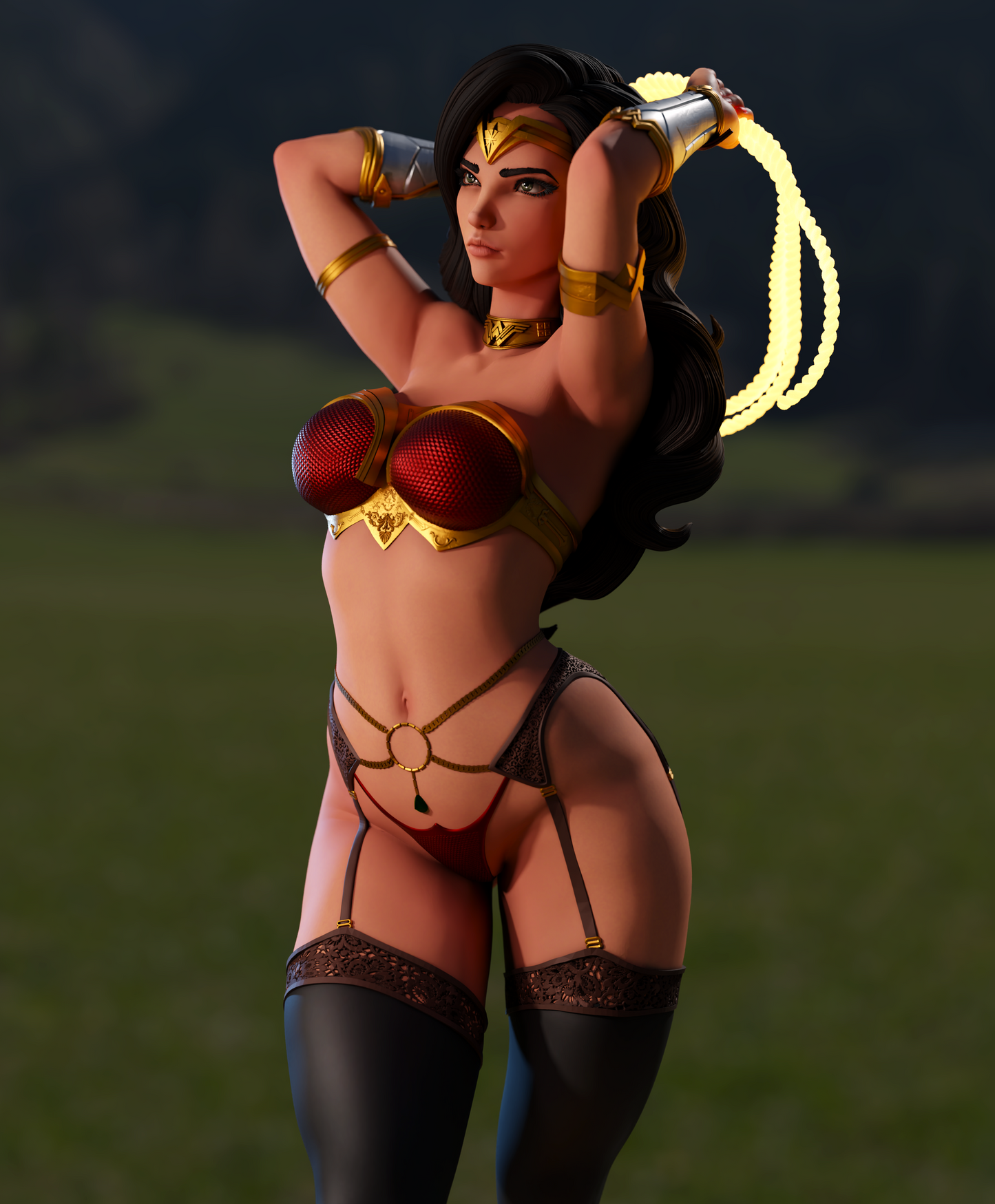 2941 Wonder Woman NSFW - DC Comics - STL 3D Print Files