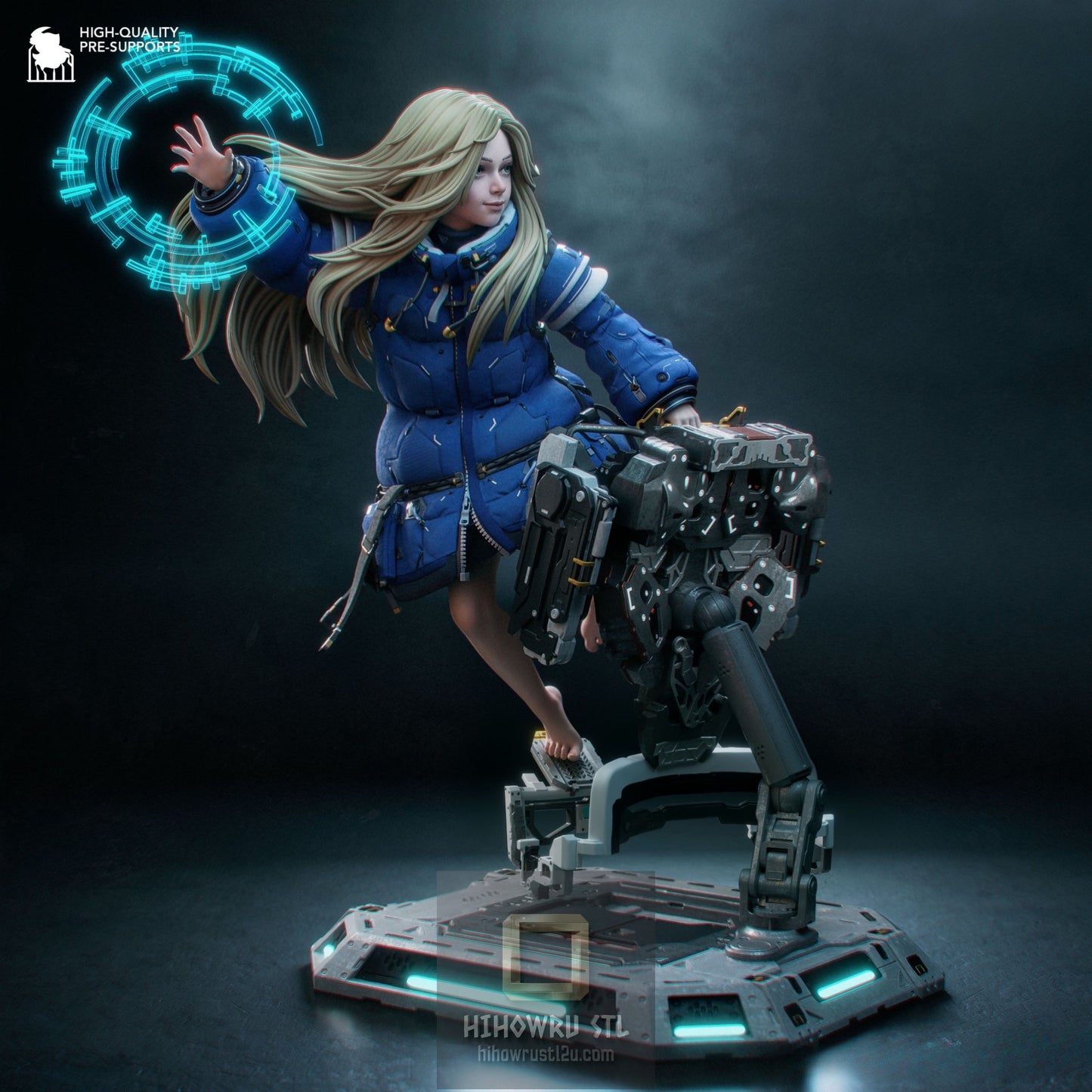 5190 Diana - Pragmata - STL 3D Print Files