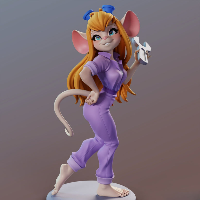 3659 Gadget Hackwrench NSFW - Chip 'n Dale Rescue Rangers - STL 3D Pri ...