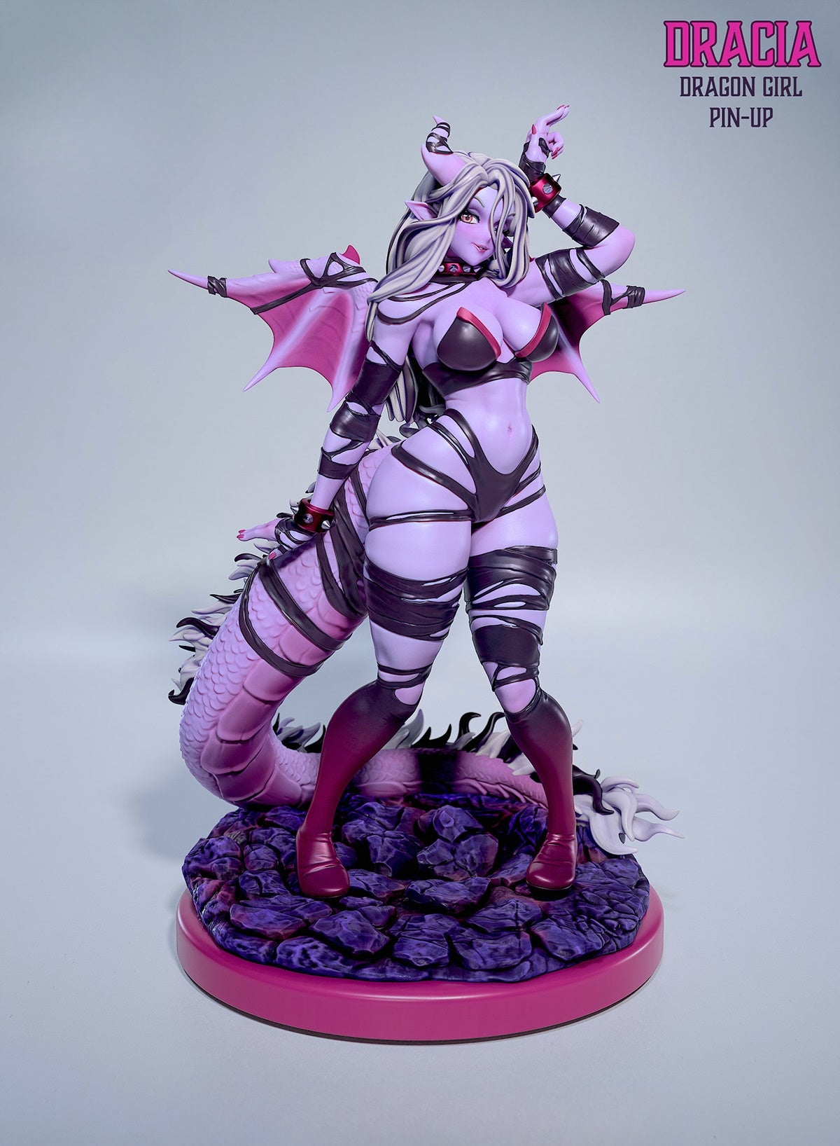 3105 Dracia - Dragon Girl - STL 3D Print Files