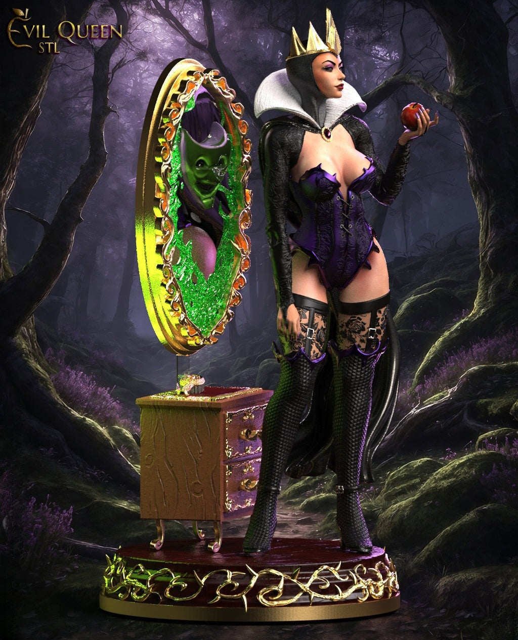 4225 Evil Queen - Snow White - STL 3D Print Files