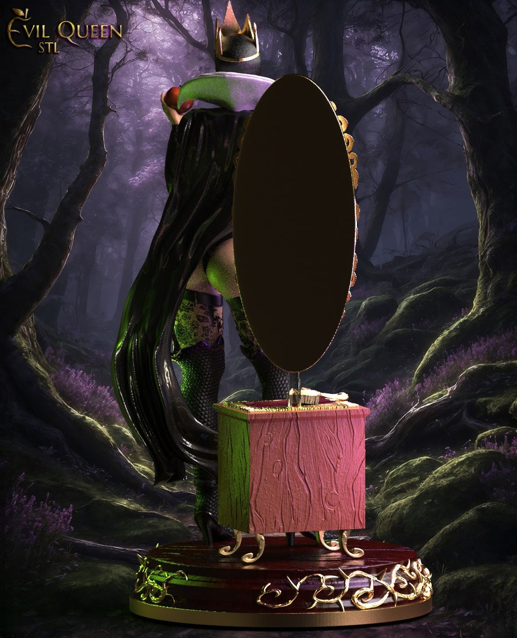 4225 Evil Queen - Snow White - STL 3D Print Files