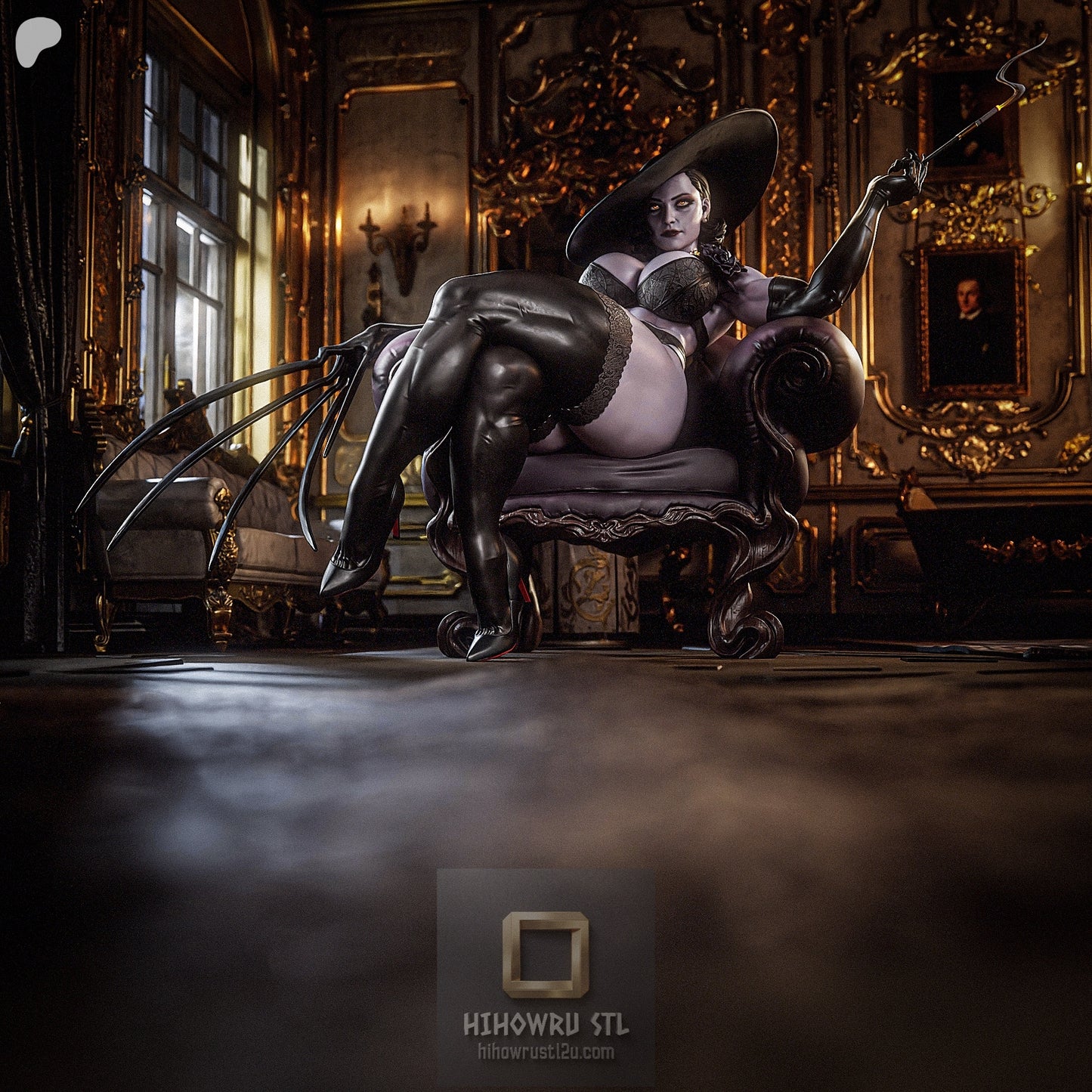 5373 Lady Dimitrescu NSFW - Resident Evil - STL 3D Print Files