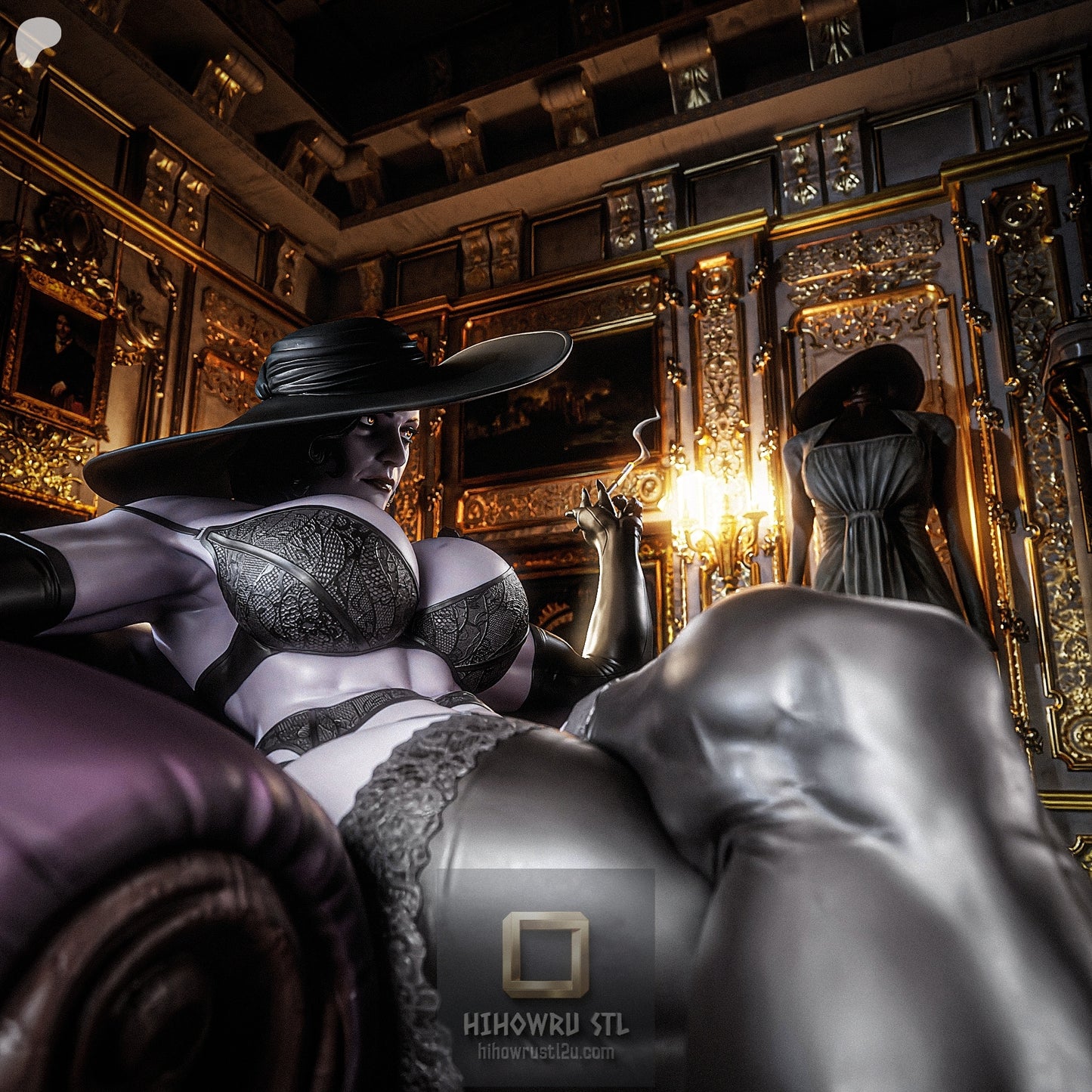 5373 Lady Dimitrescu NSFW - Resident Evil - STL 3D Print Files