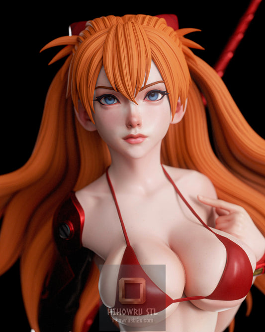 4979 Asuka Langley Soryu - Neon Genesis Evangelion - STL 3D Print Files