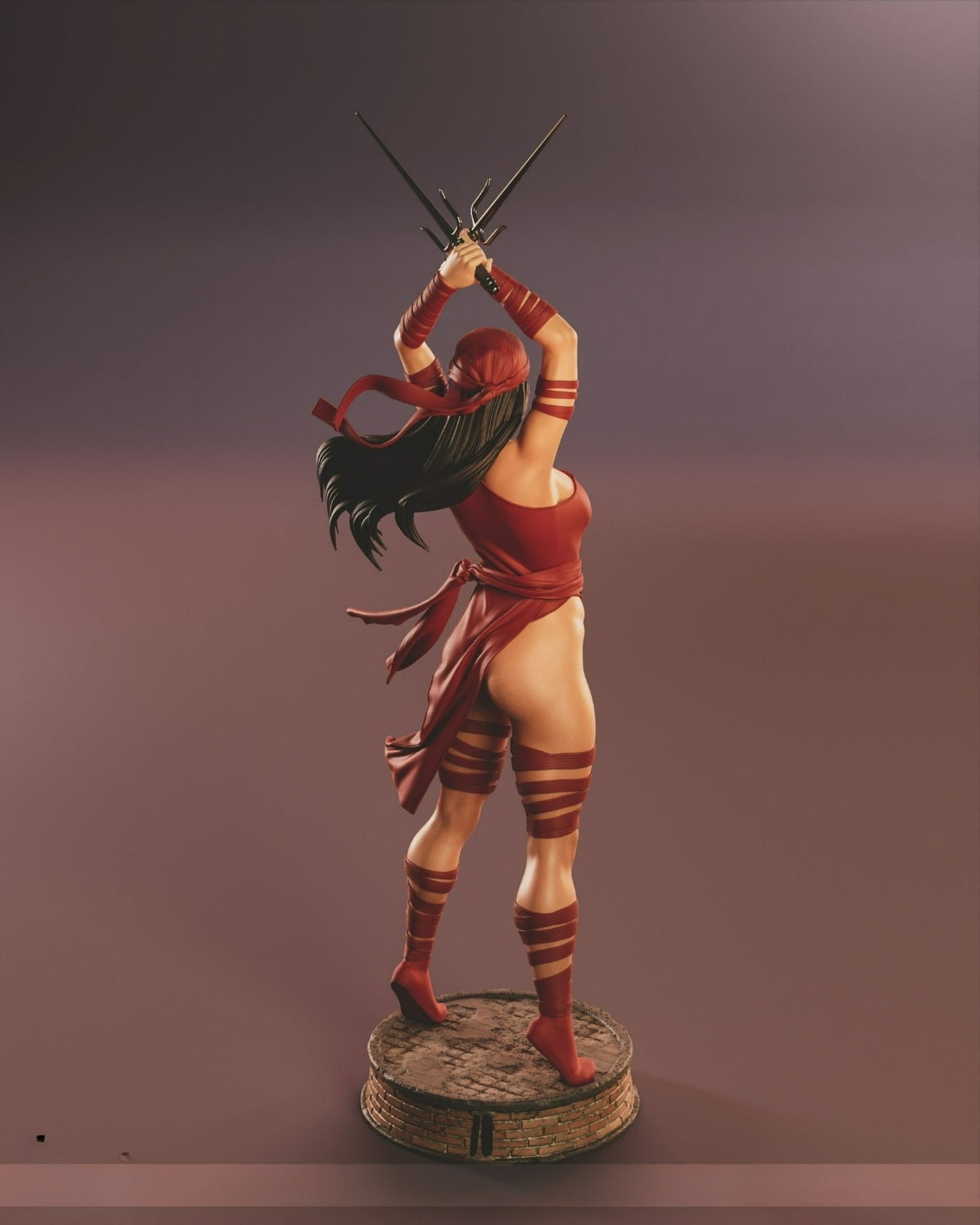 3586 Elektra - Marvel Comics - STL 3D Print Files