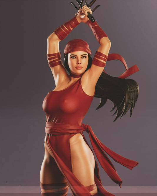 3586 Elektra - Marvel Comics - STL 3D Print Files