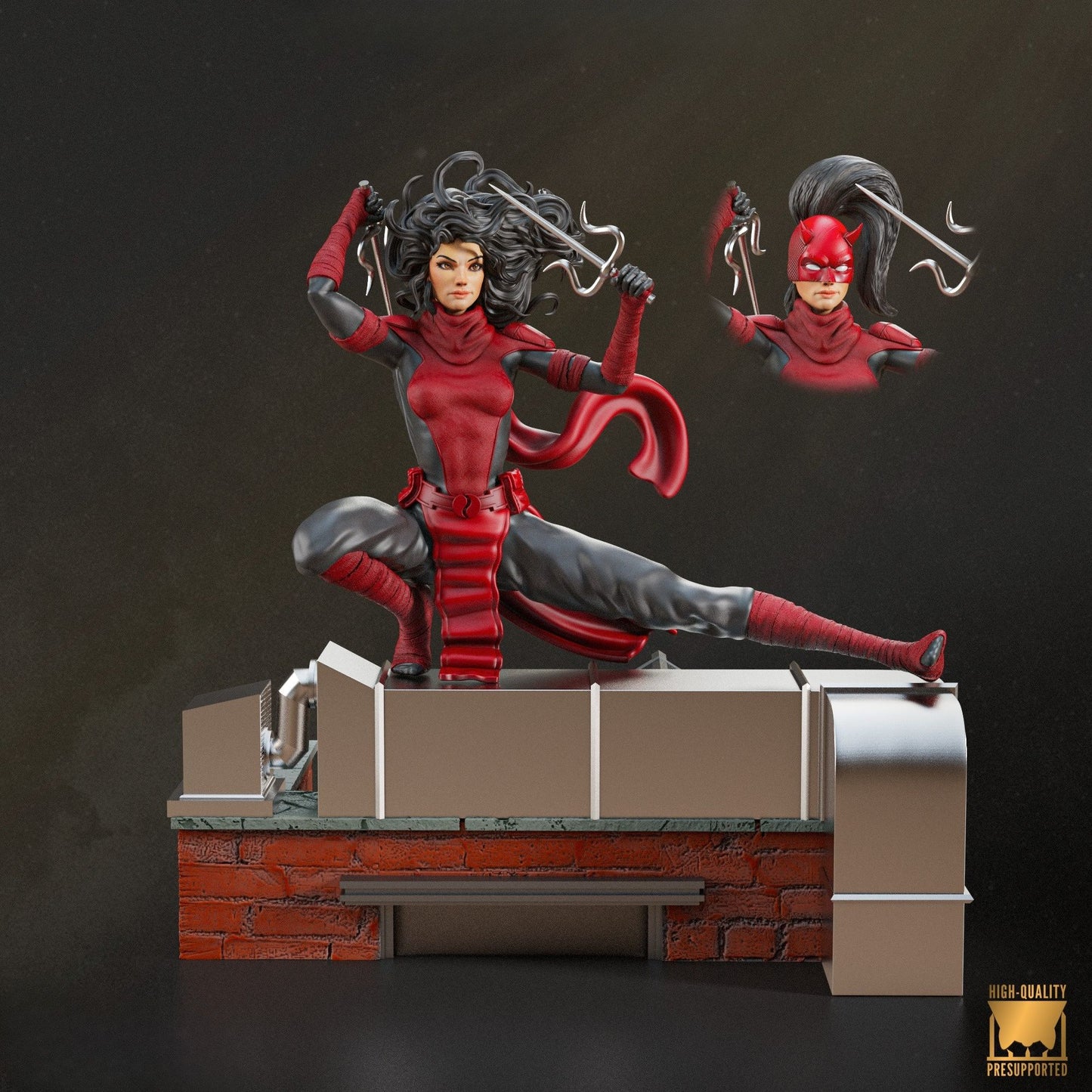 3970 Elektra - Daredevil - STL 3D Print Files