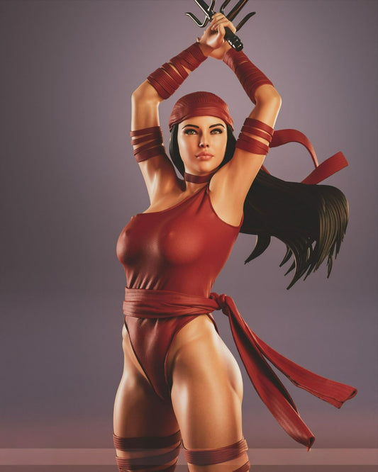 3676 Elektra NSFW - Marvel Comics - STL 3D Print Files