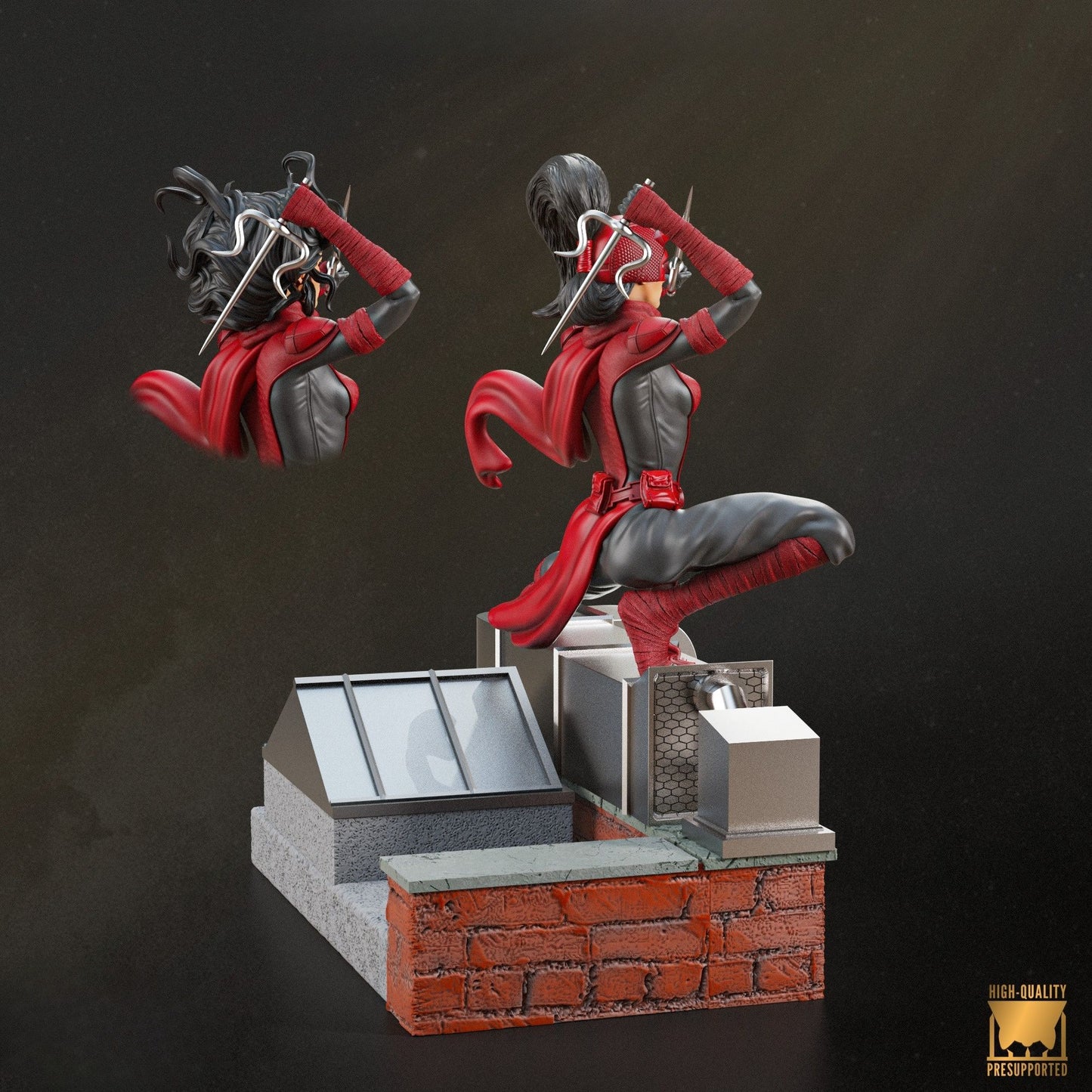 3970 Elektra - Daredevil - STL 3D Print Files