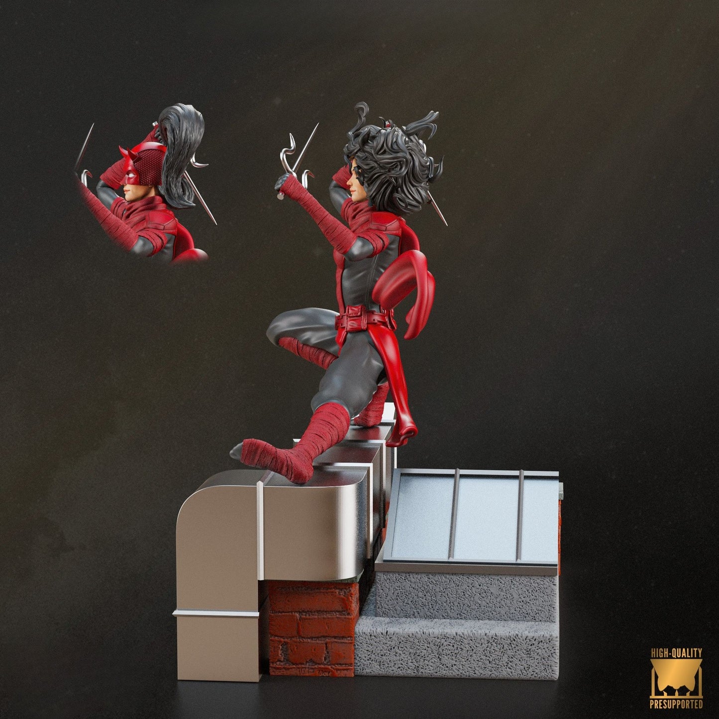 3970 Elektra - Daredevil - STL 3D Print Files