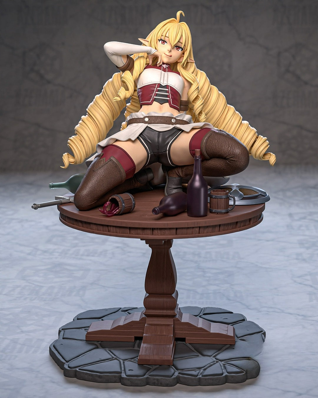3626 Elinalise Dragonroad NSFW - Mushoku Tensei - STL 3D Print Files